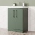 Delphi Nordic Green 600mm 2-Door Floor Standing Vanity Unit (inc Basin) | Thumbnail Image