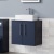 Delphi Nordic Midnight Blue 600mm 2-Door Wall Hung Countertop Vanity Unit | Thumbnail Image