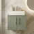 Delphi Nordic 600mm 2-Door Wall Hung Countertop Vanity Unit | Thumbnail Image