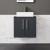 Delphi Nordic Soft Black 600mm 2-Door Wall Hung Countertop Vanity Unit | Thumbnail Image