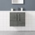Delphi Nordic Anthracite 600mm 2-Door Wall Hung Vanity Unit (inc Basin) | Thumbnail Image