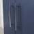 Delphi Nordic Midnight Blue 600mm 2-Door Wall Hung Vanity Unit (inc Basin) | Thumbnail Image