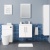 Delphi Nordic White 600mm 2-Door Wall Hung Vanity Unit (inc Basin) | Thumbnail Image