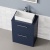 Delphi Nordic Midnight Blue 600mm 2-Drawer Floor Standing Countertop Vanity Unit | Thumbnail Image