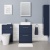 Delphi Nordic Midnight Blue 600mm 2-Drawer Floor Standing Countertop Vanity Unit | Thumbnail Image