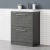 Delphi Nordic 600mm 2-Drawer Floor Standing Vanity Unit (inc Basin) | Thumbnail Image