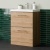 Delphi Nordic 600mm 2-Drawer Floor Standing Vanity Unit (inc Basin) | Thumbnail Image