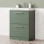 Delphi Nordic 600mm 2-Drawer Floor Standing Vanity Unit (inc Basin) | Thumbnail Image