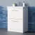 Delphi Nordic 600mm 2-Drawer Floor Standing Vanity Unit (inc Basin) | Thumbnail Image