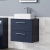 Delphi Nordic Midnight Blue 600mm 2-Drawer Wall Hung Countertop Vanity Unit | Thumbnail Image