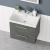 Delphi Nordic Anthracite 600mm 2-Drawer Wall Hung Vanity Unit (inc Basin) | Thumbnail Image