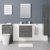Delphi Nordic Anthracite 600mm 2-Drawer Wall Hung Vanity Unit (inc Basin) | Thumbnail Image