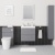 Delphi Nordic Grey 600mm 2-Drawer Wall Hung Vanity Unit (inc Basin) | Thumbnail Image