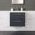 Delphi Nordic Soft Black 600mm 2-Drawer Wall Hung Vanity Unit (inc Basin) | Thumbnail Image
