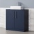 Delphi Nordic Midnight Blue 800mm 2-Door Floor Standing Countertop Vanity Unit | Thumbnail Image