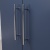 Delphi Nordic Midnight Blue 800mm 2-Door Floor Standing Countertop Vanity Unit | Thumbnail Image