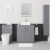 Delphi Nordic Grey 800mm 2-Door Floor Standing Countertop Vanity Unit | Thumbnail Image