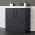 Delphi Nordic 800mm 2-Door Floor Standing Vanity Unit (inc Basin) | Thumbnail Image
