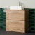 Delphi Nordic 800mm 2-Drawer Floor Standing Countertop Vanity Unit | Thumbnail Image