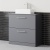 Delphi Nordic 800mm 2-Drawer Floor Standing Countertop Vanity Unit | Thumbnail Image