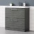 Delphi Nordic 800mm 2-Drawer Floor Standing Vanity Unit (inc Basin) | Thumbnail Image