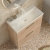 Delphi Nordic 800mm 2-Drawer Floor Standing Vanity Unit (inc Basin) | Thumbnail Image