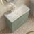 Delphi Nordic 800mm 2-Drawer Floor Standing Vanity Unit (inc Basin) | Thumbnail Image
