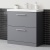 Delphi Nordic 800mm 2-Drawer Floor Standing Vanity Unit (inc Basin) | Thumbnail Image