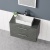 Delphi Nordic Anthracite 800mm 2-Drawer Wall Hung Countertop Vanity Unit | Thumbnail Image