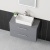 Delphi Nordic Grey 800mm 2-Drawer Wall Hung Countertop Vanity Unit | Thumbnail Image