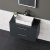 Delphi Nordic Soft Black 800mm 2-Drawer Wall Hung Countertop Vanity Unit | Thumbnail Image