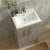 Delphi Nordic Compact 500mm 2-Door Floor Standing Vanity Unit (inc Basin) | Thumbnail Image