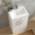 Delphi Nordic Compact 500mm 2-Door Floor Standing Vanity Unit (inc Basin) | Thumbnail Image