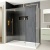 Delphi Optics Brushed Brass Walk-In Shower Enclosure | Thumbnail Image