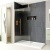 Delphi Optics Brushed Brass Wet Room Shower Screen | Thumbnail Image
