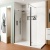 Delphi Optics Brushed Pewter Wet Room Shower Screen with Return Panel | Thumbnail Image