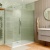 Delphi Optics Fluted Chrome Walk-In Shower Enclosure | Thumbnail Image