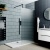 Delphi Optics Fluted Matt Black Wet Room Shower Screen | Thumbnail Image