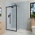 Delphi Optics Framed Matt Black Wet Room Shower Screen | Thumbnail Image