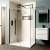 Delphi Optics Matt Black Walk-In Shower Enclosure 1200mm x 900mm | Thumbnail Image
