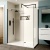 Delphi Optics Matt Black Walk-In Shower Enclosure 1500mm x 700mm | Thumbnail Image