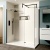 Delphi Optics Matt Black Walk-In Shower Enclosure 1600mm x 700mm | Thumbnail Image