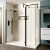 Delphi Optics Matt Black Walk-In Shower Enclosure with Return Panel | Thumbnail Image