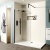 Delphi Optics Matt Black Wet Room Shower Screen | Thumbnail Image