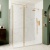 Delphi Optics Semi-Framed Brushed Brass Walk-In Shower Enclosure | Thumbnail Image