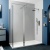 Delphi Optics Semi-Framed Brushed Pewter Walk-In Shower Enclosure | Thumbnail Image