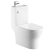 Delphi P2 Round Close Coupled Toilet with Integrated Basin excluding Tap (Chrome Accent)