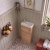 Delphi Pavilion 400mm 1-Door Floor Standing Vanity Unit (inc Cloakroom Basin) | Thumbnail Image