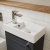 Delphi Pavilion Anthracite 400mm 1-Door Wall Hung Vanity Unit (inc Cloakroom Basin) | Thumbnail Image