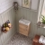 Delphi Pavilion 400mm 1-Door Wall Hung Vanity Unit (inc Cloakroom Basin) | Thumbnail Image